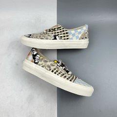 Classic Heritage Lace-Up Lifestyle Sneakers – Meadow Patchwork Edition
