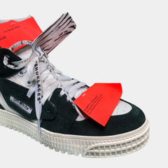 Off-White 3.0 Off-Court High-Top Sneakers – Black & White