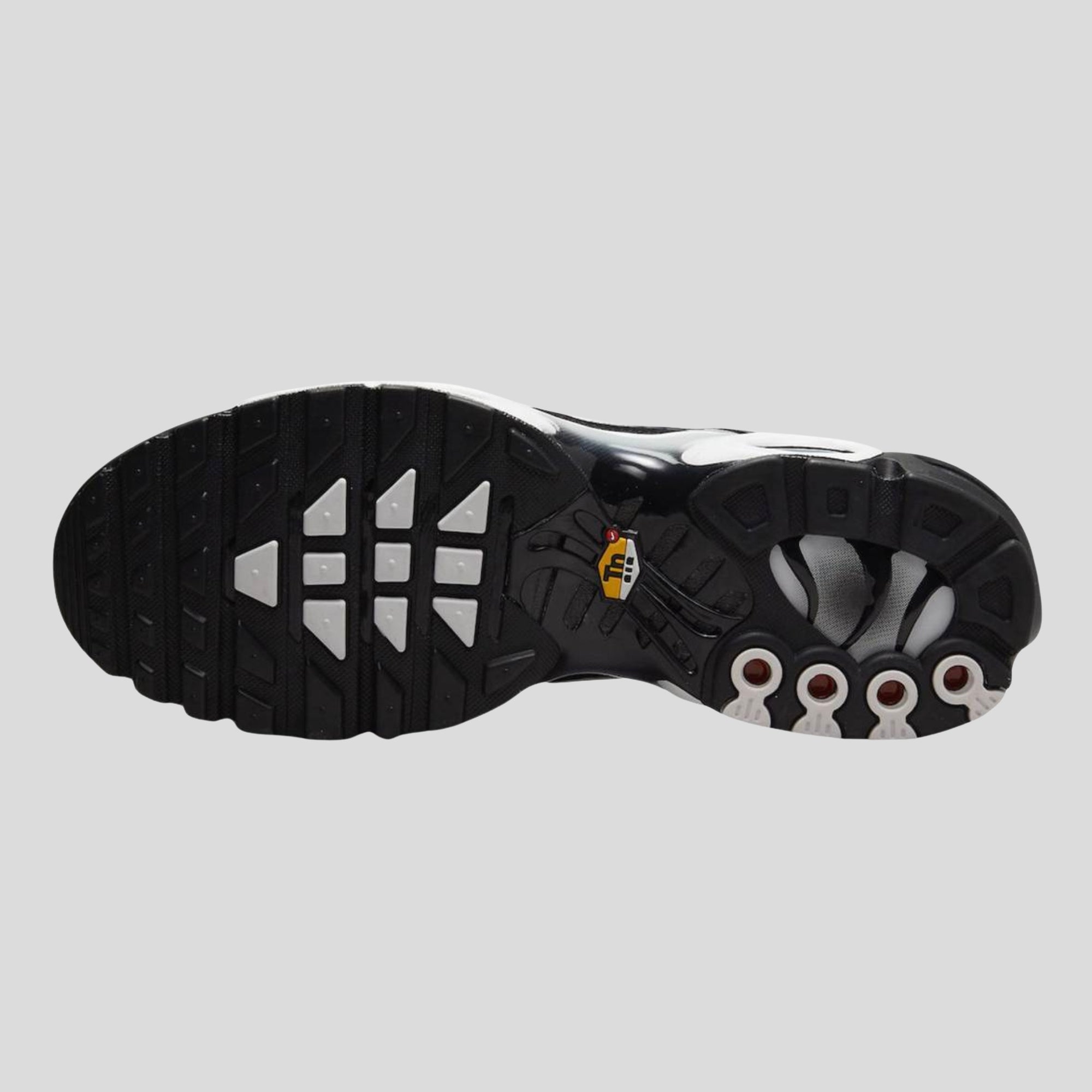 Nike Air Max Plus Black Metallic Silver Comfort Street Style Sneakers