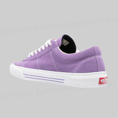 Vans Sid Suede Lavender Purple and White