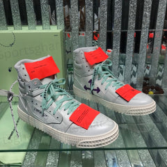 Off-White 3.0 Off-Court High-Top Sneakers – Arctic White