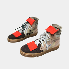 Off-White 3.0 Off-Court High-Top Latte Beige & Tan
