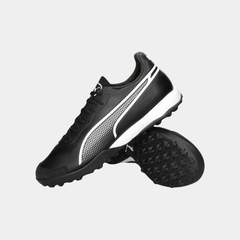 Unisex Turf Football Boots – Black & White Classic