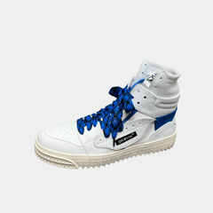 Off-White 3.0 Off-Court High-Top Sneakers – White Blue & Cream