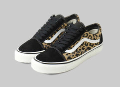 Vans UA Old Skool 36 DX Anaheim Factory Black Tan Leopard
