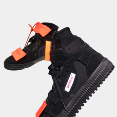 Off-White 3.0 Off-Court High-Top Sneakers – Triple Black