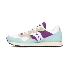 Women’s Retro Running Lifestyle Sneakers – White & Purple