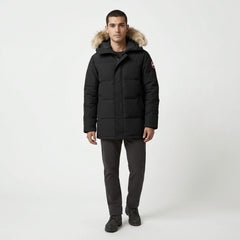 Canada Goose Men's Fur-Trimmed Hooded Down Parka Winter Jacket