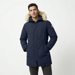 Canada Goose Men's Fur-Trimmed Hooded Down Parka Winter Jacket