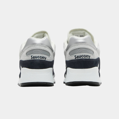 Casual Retro Running Lifestyle Sneakers – Off-White, Black & Metallic Silver
