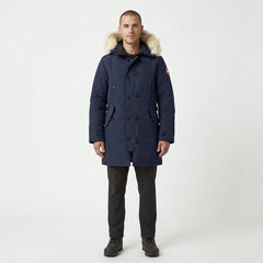 Canada Goose Men's Fur-Trimmed Hooded Down Parka Winter Jacket