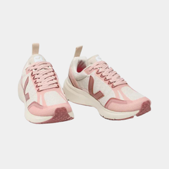 Women’s Lightweight Performance Running Sneakers – Pink & Natural Petal