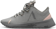 Women’s Lightweight Mesh Lifestyle Sneakers – Ash & Pale Blush