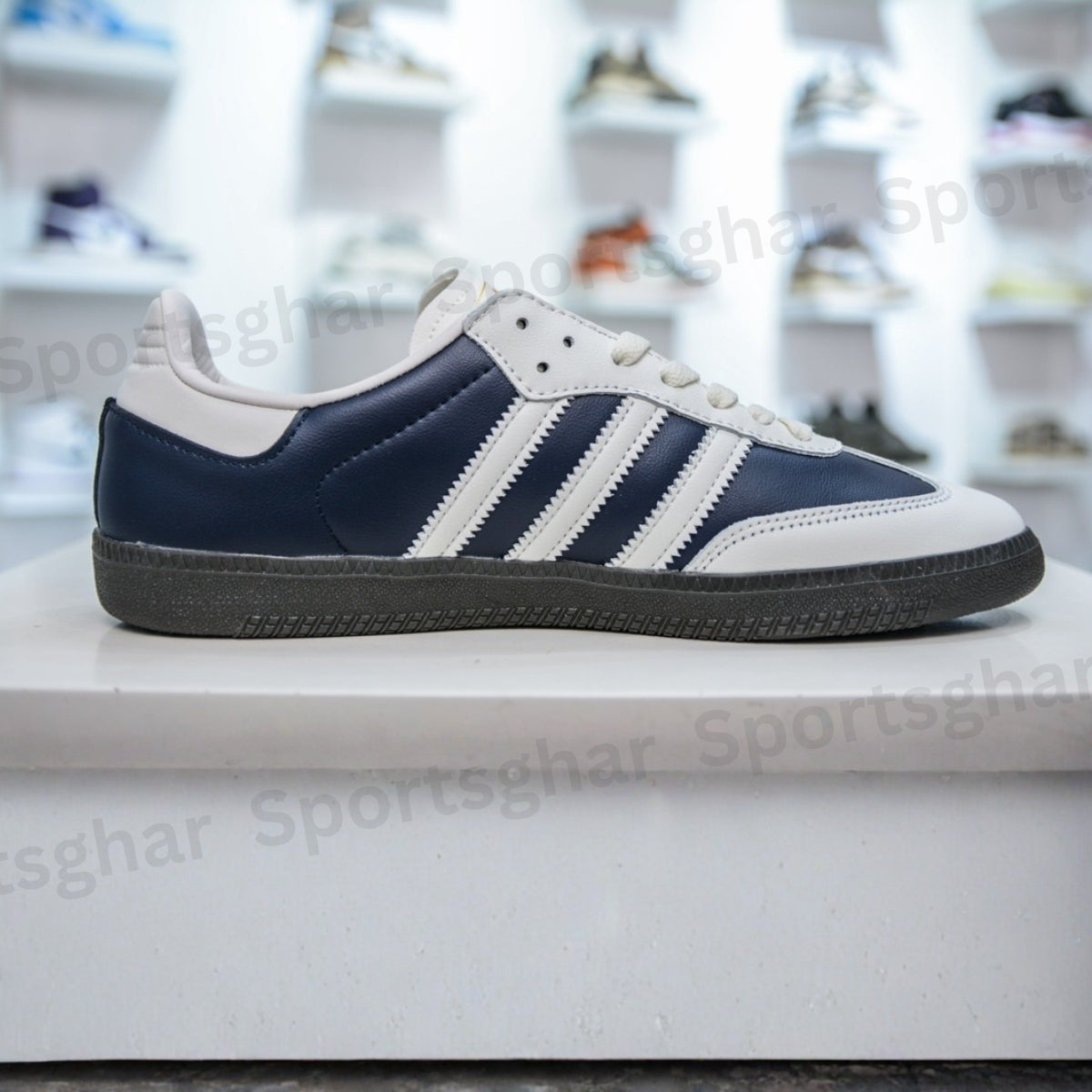 Samba OG Navy & White – Premium Leather Terrace Sneakers