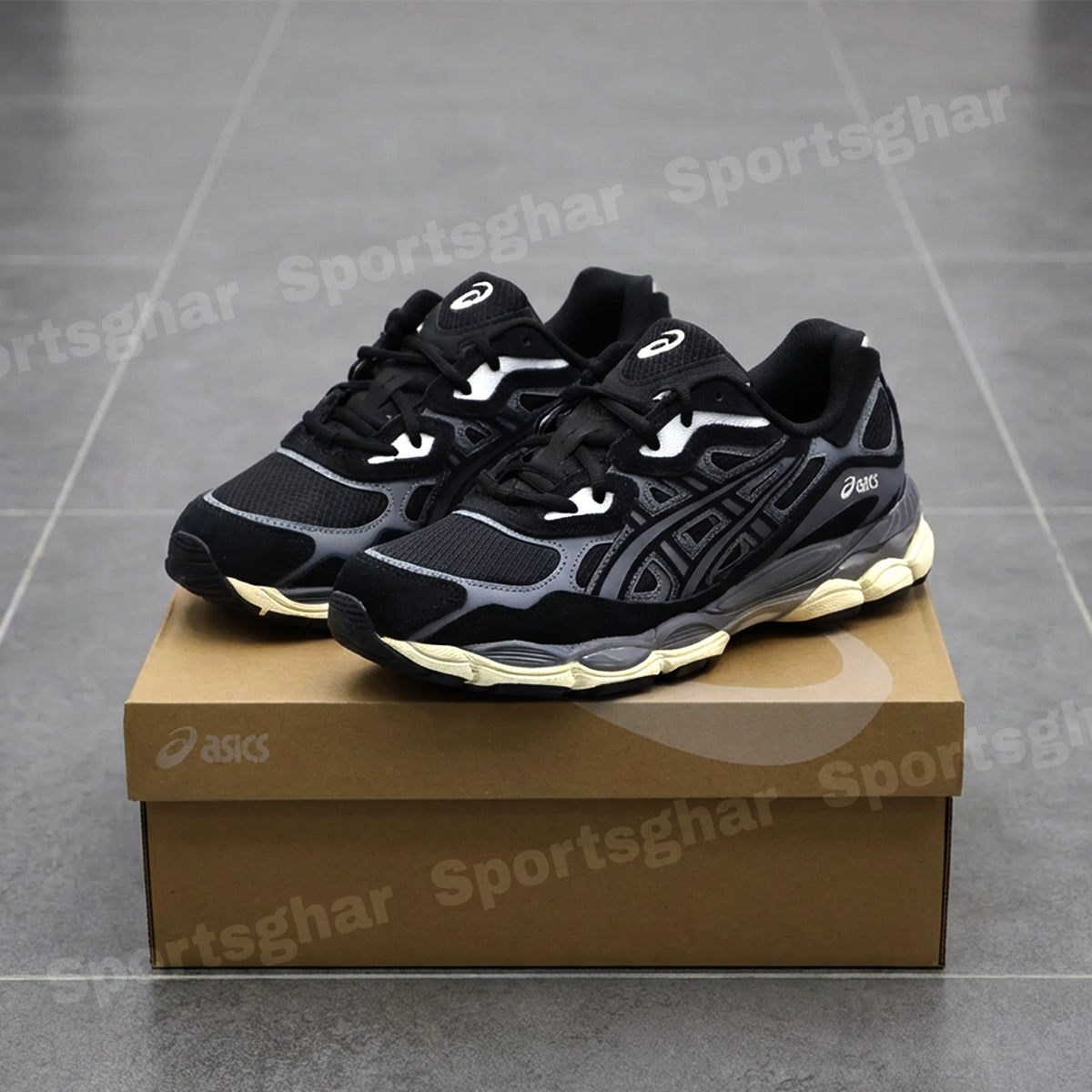 ASICS Gel-NYC Black Grey Men’s Trainers