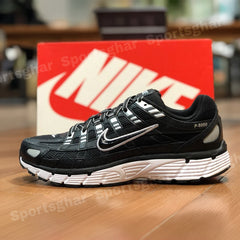 Nike P-6000 Men’s Trainers Black White Retro Running Sneakers