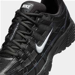 Nike P-6000 Mens Trainers Triple Black Retro Running Shoes