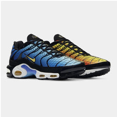 Nike Air Max Plus Greedy Mens Trainers Blue Yellow Black Tuned Air Sneakers
