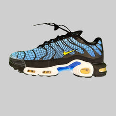 Nike Air Max Plus Greedy Mens Trainers Blue Yellow Black Tuned Air Sneakers