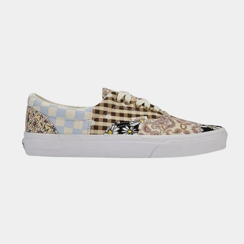Classic Heritage Lace-Up Lifestyle Sneakers – Meadow Patchwork Edition