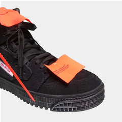 Off-White 3.0 Off-Court High-Top Sneakers – Triple Black