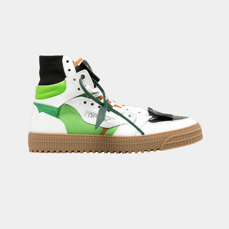 Off-White 3.0 Off-Court High-Top White Green Orange
