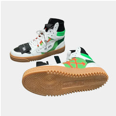Off-White 3.0 Off-Court High-Top White Green Orange