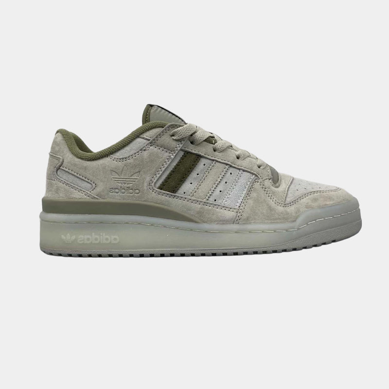 Adidas Forum Low Sneakers in Neutral Grey – Classic Leather Shoes