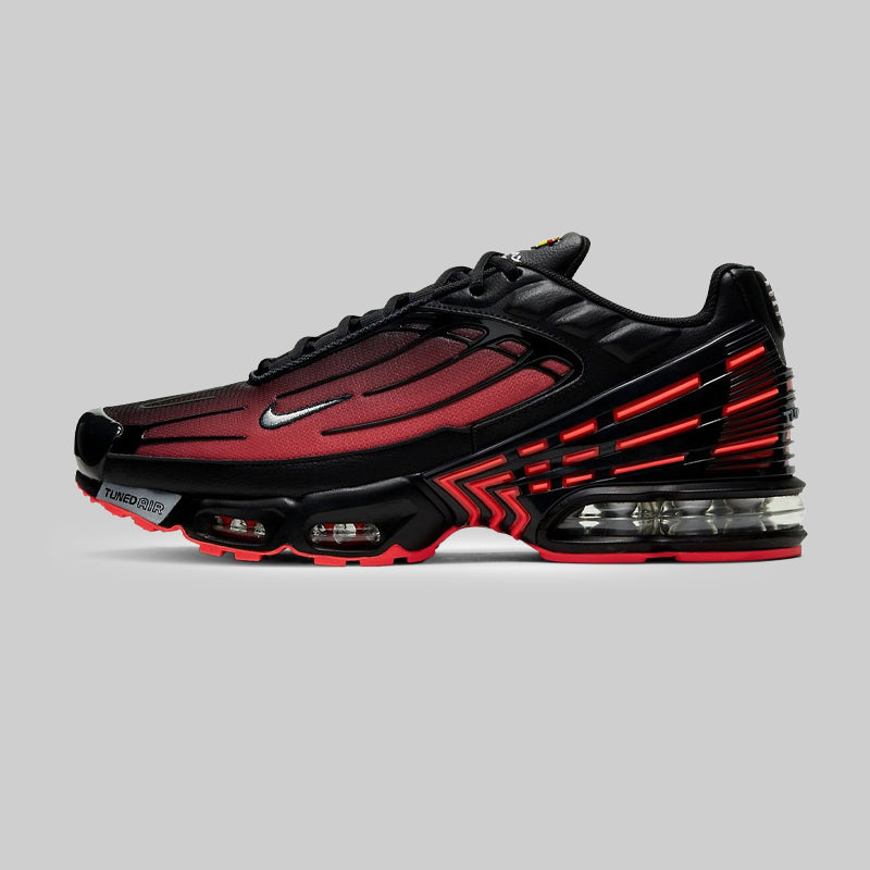 Men’s Velocity Air Cushion Runners – Crimson Red & Black Gradient