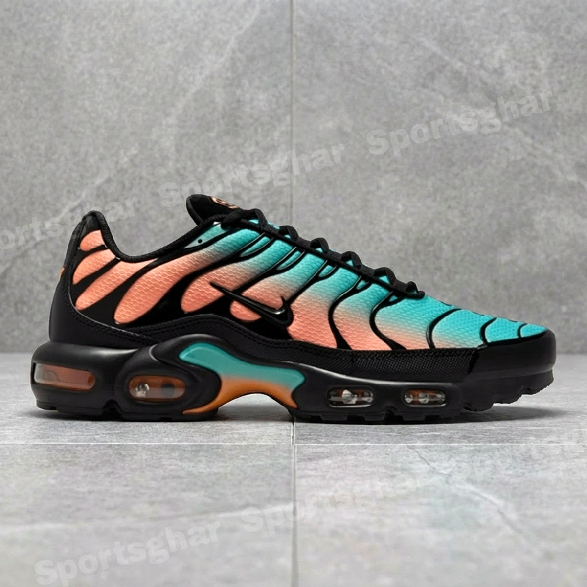 Nike Air Max Plus TN South Beach Teal and Orange Pulse