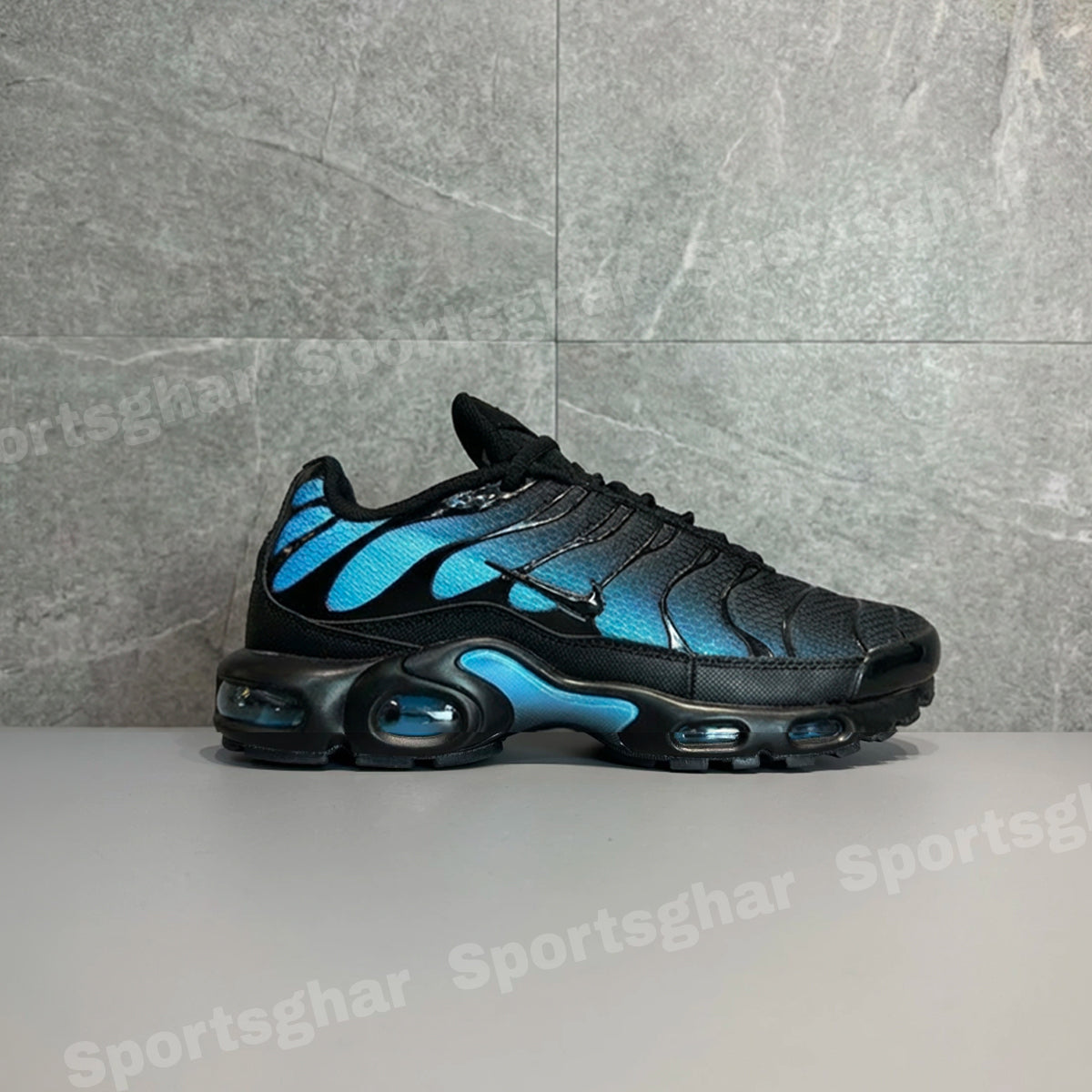 Nike Air Max TN Dark Blue Trainers Men’s Cushioned Mesh Street Style Sneakers