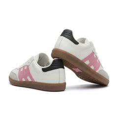adidas Samba OG White & Pink Low-Top Sneakers