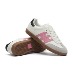 adidas Samba OG White & Pink Low-Top Sneakers