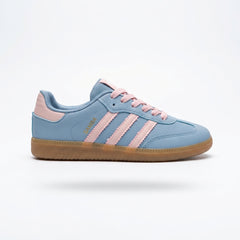 adidas Samba OG Light Blue & Pink Sneakers