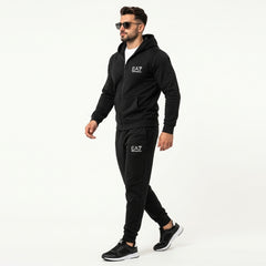 Boss Men's Full-Zip Hoodie & Joggers Fleece Tracksuit Set