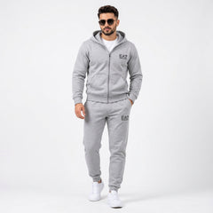 Boss Men's Full-Zip Hoodie & Joggers Fleece Tracksuit Set