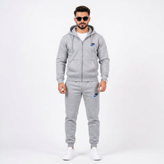 Nike Men's Classic Full-Zip Hoodie & Joggers Fleece Tracksuit Set