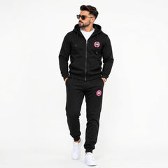 Canada Goose Men's Classic Full-Zip Hoodie & Joggers Fleece Tracksuit Set