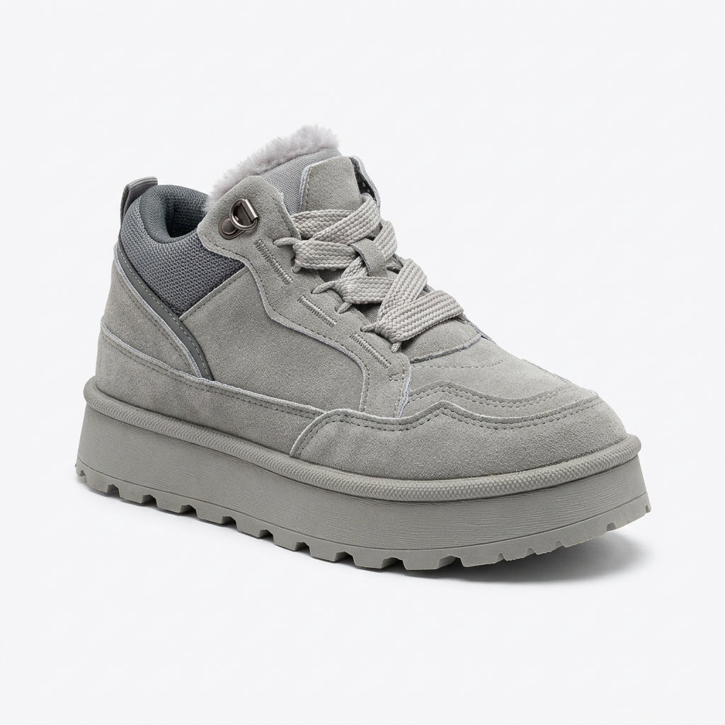 UGG Women's Low-Top Platform Winter Sneakers Lined Suede Outdoor Shoes