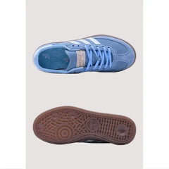 adidas Handball Spezial Light Blue White Stripe Sneakers