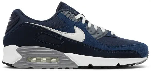 Nike Air Max 90 'Midnight Navy & Wolf Grey' Sneakers