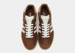 adidas Samba OG Brown Pink Sneakers – Leather & Suede Low-Top Gum Sole Shoes