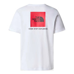 The North Face Redbox T-Shirt Men's White Cotton Short Sleeve Crew Neck Tee