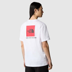 The North Face Redbox T-Shirt Men's White Cotton Short Sleeve Crew Neck Tee