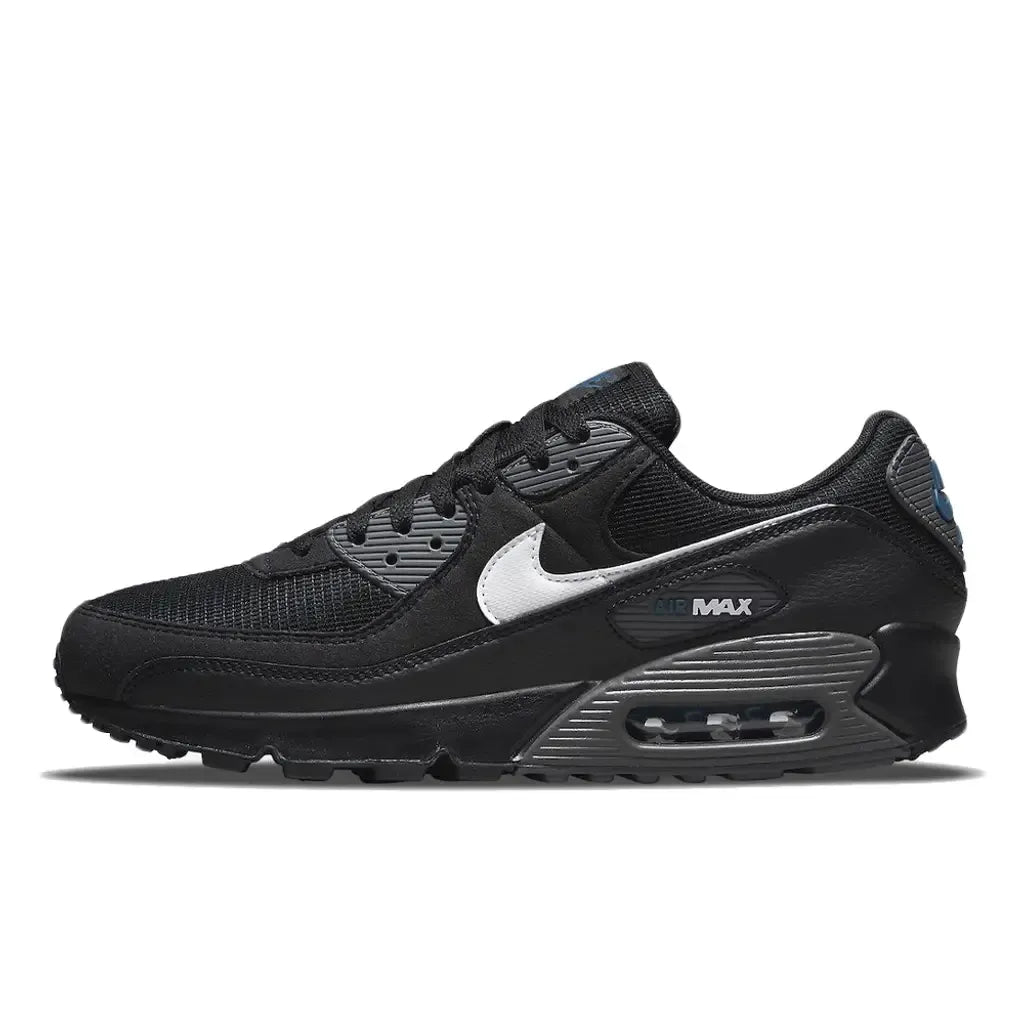 Nike Air Max 90 'Black, White & Smoke Grey' Sneakers