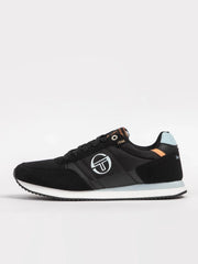 Sergio Tacchini Monza Men's Black White Blue Lace-Up Shoes