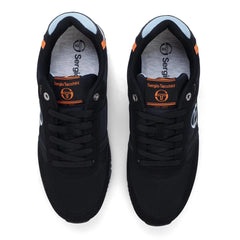 Sergio Tacchini Monza Men's Black White Blue Lace-Up Shoes
