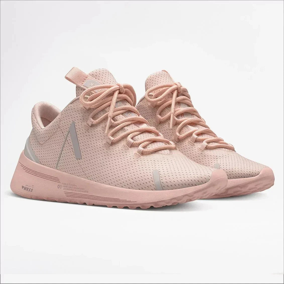 ARKK Copenhagen Axionn Mesh PWR55 Pale Blush Grey Trainers